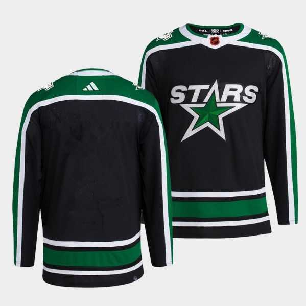 Men%27s Dallas Stars Blank 2022 Balck Reverse Retro 2.0 Stitched Jersey Dzhi->boston bruins->NHL Jersey